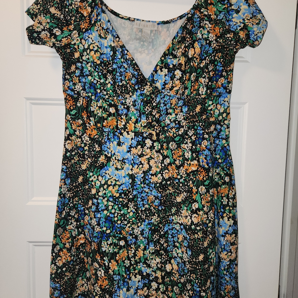 Enchanted Forest Floral Dress